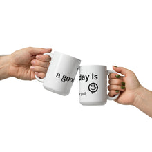 Load image into Gallery viewer, Today is Good day for golf White glossy mug