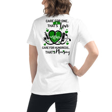 Load image into Gallery viewer, Green Velez College Nursing Shirt