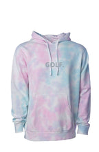 Load image into Gallery viewer, Golf Tie Dye Cotton Candy Hoodie