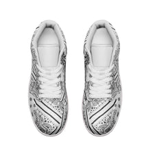 Load image into Gallery viewer, Kendrick Lamar inspired Low Top Leather Sneakers (White)