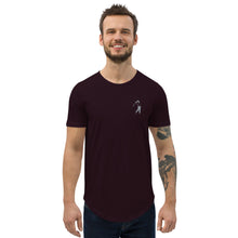 Load image into Gallery viewer, Embroidered Golf Logo, Men's Curved Hem T-Shirt