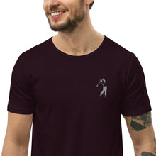 Load image into Gallery viewer, Embroidered Golf Logo, Men's Curved Hem T-Shirt