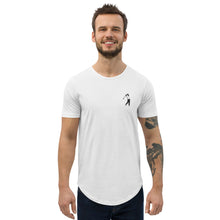 Load image into Gallery viewer, Embroidered Golf Logo Men's Curved Hem T-Shirt