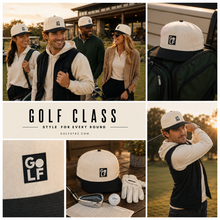 Load image into Gallery viewer, Golf Class Two-Tone Snapback Golf Hat
